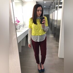 Kate Spade Burgundy Women's Trousers- Size 2